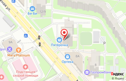 Супермаркет Пятёрочка на Молодёжной улице в Химках на карте