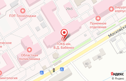 Банкомат СберБанк на Московской улице, 29 к 1 на карте