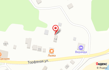 Гостевой дом Лыжа на карте