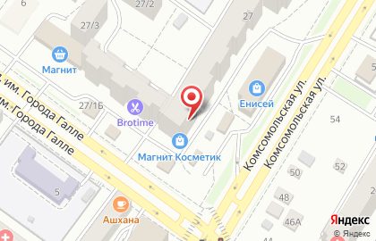 Ателье по пошиву головных уборов Метелица в Советском районе на карте