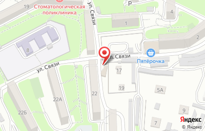 Магазин овощей и фруктов на улице Связи на карте