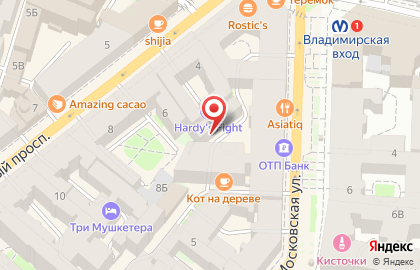 Тату-салон Argentum Studio на Большой Московской улице на карте
