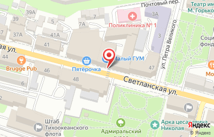 Торгово-сервисный центр iCentr на Светланской улице на карте