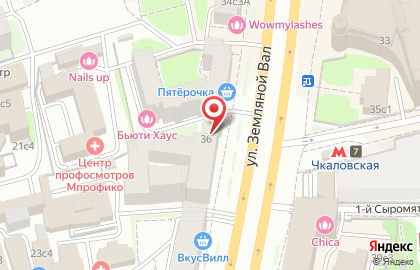 ОАО Банкомат, Промсвязьбанк на улице Земляной Вал на карте