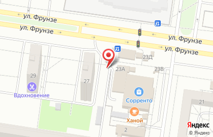 Магазин по продаже фруктов и овощей в Автозаводском районе на карте