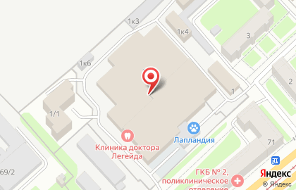 Компания по доставке сыпучих строительных материалов Сибирь-Песок 54 в Дзержинском районе на карте