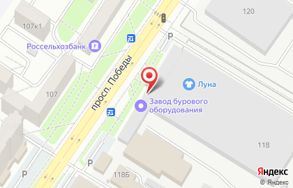 Сеть салонов оптики Глазной центр Лунет на проспекте Победы на карте