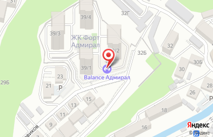 Фитнес-клуб Balance Адмирал на карте