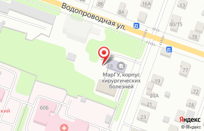 Республиканская клиническая больница на Больничной улице, 18 на карте