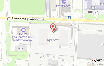 Мебельная компания ЮТА на улице Салтыкова-Щедрина на карте