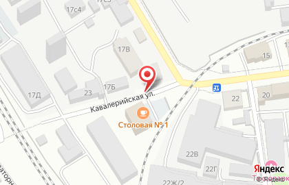 Шиномонтажная мастерская на Кавалерийской, 17 ст6 на карте