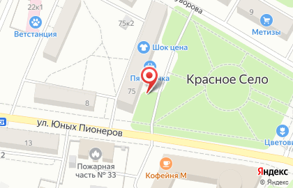 Дилижанс на проспекте Ленина на карте