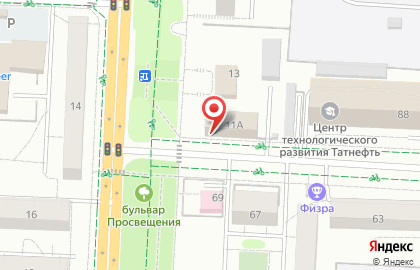 Военный комиссариат г. Альметьевска и Альметьевского района Республики Татарстан на карте