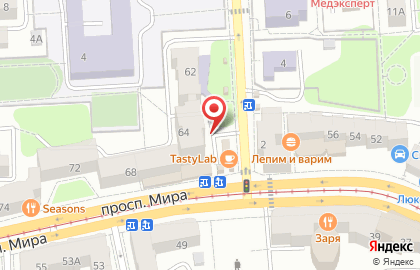 Магазин КанцПарк в Центральном районе на карте
