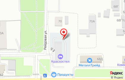 Автостоянка в Красноярске на карте