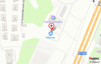 Мойка самообслуживания MDrive на карте
