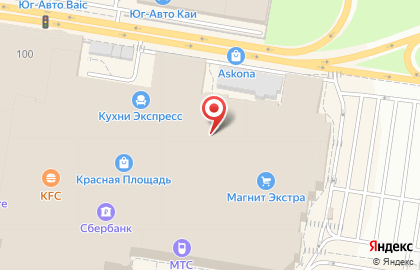 Магазин матрасов Perrino в ТЦ ​Красная площадь на карте