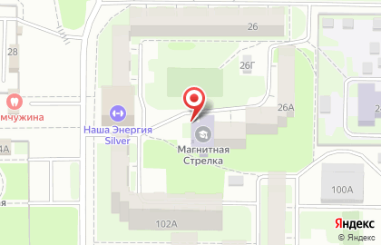 Спортивная школа Магнитная Стрелка на бульваре Космонавтов на карте