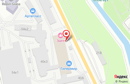 Автоколонна 1114 на карте