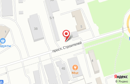 ЗиЛ на проспекте Строителей на карте