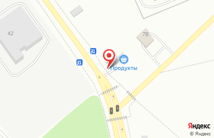 Продуктовый магазин в Челябинске на карте