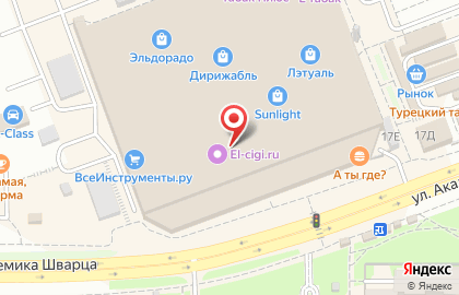 Бар свежевыжатых соков Juice Master на улице Академика Шварца на карте