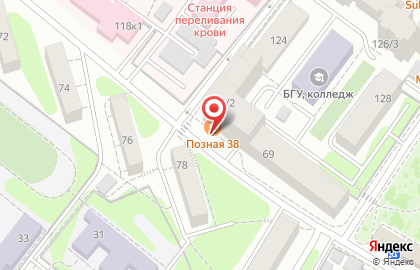 Позная 38 на Байкальской улице на карте