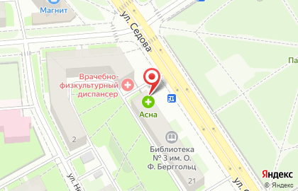Оптика в Санкт-Петербурге на карте