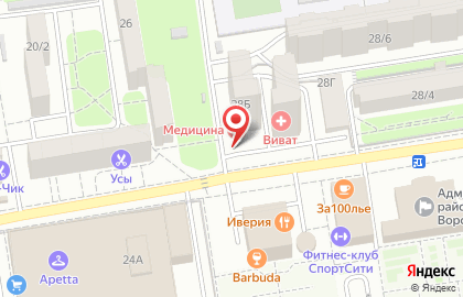 Клинико-диагностический центр Медицина на бульваре Комарова на карте