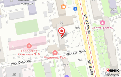 FRIDAYS Logistic в переулке Сапёров на карте