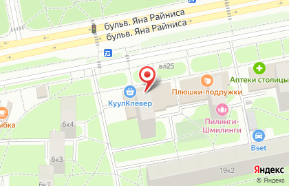 Сеть ателье по ремонту одежды на Сходненской улице на карте