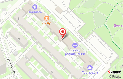 Детский клуб на Радужной улице на карте
