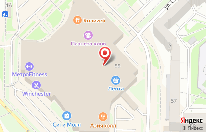 Каток в Кемерово на карте