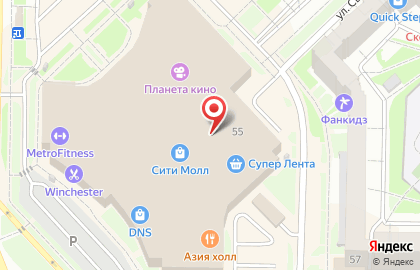 Каток в Кемерово на карте