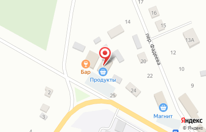Продуктовый магазин в Воронеже на карте