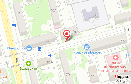Ять в Ново-Савиновском районе на карте