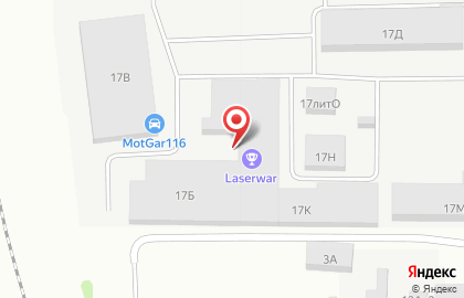 Клуб тактического лазертага Laserwar на Технической улице на карте