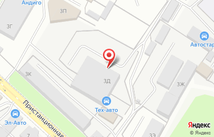 Транспортная компания Пегас-Авто на Пристанционной улице на карте