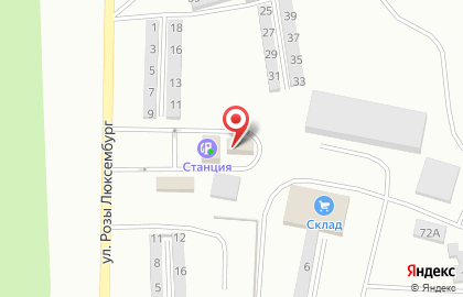 Станция в Перми на карте