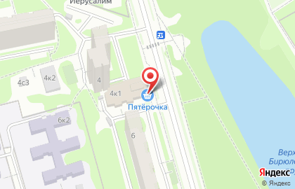 Универсам Пятёрочка в Михневском проезде на карте