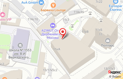 Магазин готовой еды Милти на Дербеневской улице на карте