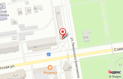 Торговая компания Profi Shop на улице Ленинского Комсомола на карте