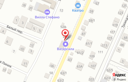 Продовольственный магазин Агрокомплекс Выселковский на Средней улице на карте