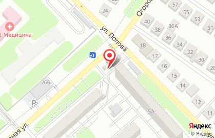 Береза в Оренбурге на карте