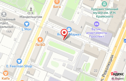 Салон красоты Ева на улице Чайковского на карте