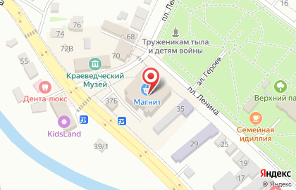 Магазин косметики и бытовой химии Магнит Косметик на площади Ленина на карте