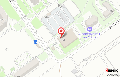Банкомат СКБ-банк на улице Мира на карте