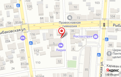 Служба доставки Рапид на карте