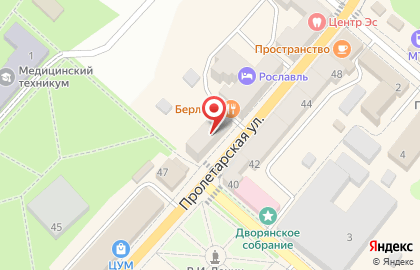 Tele2 на Пролетарской улице на карте
