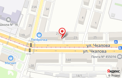 Магазин в Челябинске на карте